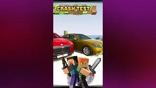 Ultimate Showdown in BeamNG.drive: Minecraft Crash Cars - Mercedes vs BMW!