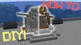 NAVAL TURRET Tutorial | #create Big Cannons