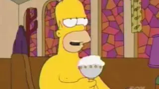The Simpsons i was made for loving you scene
