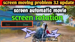 3.3 update screen moving problem /bgmi pubg screen shaking/ how to fix screen moving problem