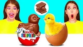 Челлендж. Шоколадная Еда vs Настоящая еда от TaTaRa Challenge