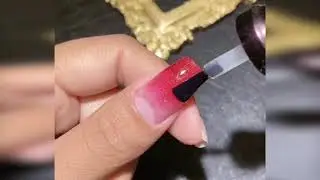 Glitter Poly Gel Nails Tutorial with Normal Nail Tips 2020