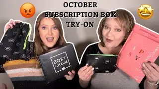 October Subscription Box Try On