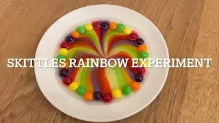 Skittles rainbow experiment