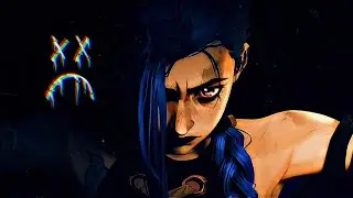 Я думала: может быть ты сможешь любить меня как прежде? #jinx #arcane #jinxarcane