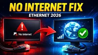 Ethernet Cable Connected but no Internet Access FIX ( 2026 )