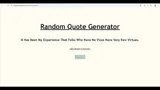 💡 Random Quote Generator — Built with HTML, CSS & JavaScript! 📝