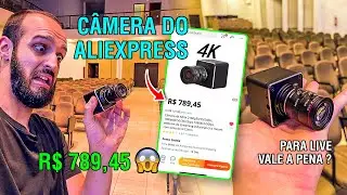CAMERA 4k DA CHINA PARA TRANSMISSÃO AO VIVO, VALE A PENA ?