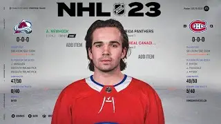 NHL 23 | ALEX NEWHOOK TRADE TO MONTREAL