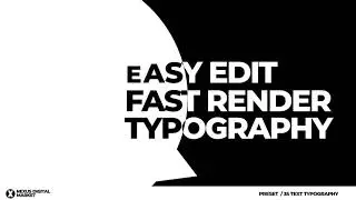 Typography Text & Preset - After Effects Template