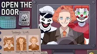 OPEN THE DOOR // That's not my neighbor song // Animation Meme ft.Clowns
