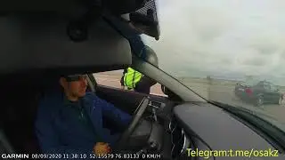 Давно попрошаек так красиво не ставили в стойло. ГАИ ДПС. ОСА ПАВЛОДАР