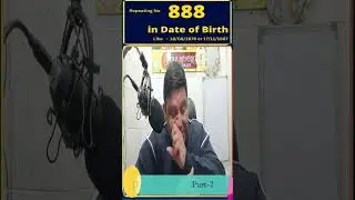 Repeating number 8 or 888 in Date of Birth or Numerology -:Part-2 #numerology