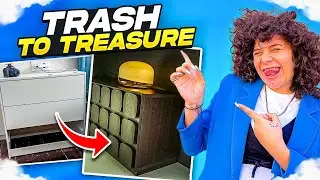 AMAZING BEDSIDE TABLE MAKEOVER! DIY flip that looks high end!