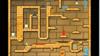 Fireboy and Watergirl 2 Light Temple Level 9