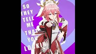 Raiden Shogun & Yae Miko - A Girl Like Me〖原神 : Genshin Impact MMD〗