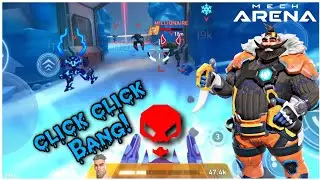 Tough Battle Damn!😣|Click-Click Bang!💥Mech Arena🤨🤫