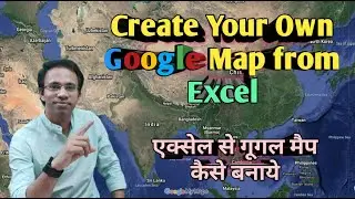How to make google map from excel | Excel to Google Map |