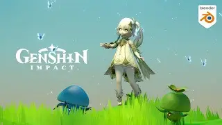 Creating my BEST NAHIDA 3D Sculpture in Blender