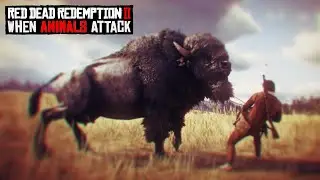 TOP 100 BRUTAL Animal ATTACKS in RDR2