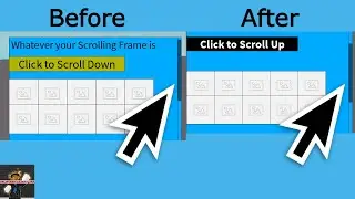 Roblox How To | Press Button to Scroll Down Frame