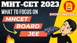 MHT CET 2023 🔥 MHT-CET 2023 What to do now? MHT-CET vs JEE vs Boards 😍 