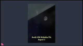 Lut Gaye - Whatsapp Status | Aankh Uthi Mohabbat Ne Angrai li | Jubin Nautiyal | Zain Raza | Full HD