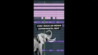🐘 How I Made an Indian Experimental Beat "MORPHINE" Hard Trap Instrumental 2022 #Shorts