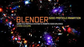 5000 Galaxy Particle Animation.