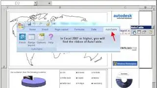 How to import the images or charts from Excel to AutoCAD