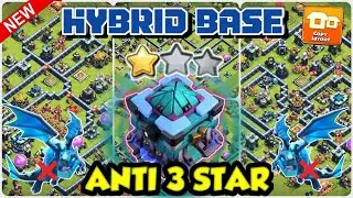 TOP 10 BEST TH13 HYBRID BASE + REPLAY || TH13 ANTI E DRAG ANTI AIR BASE || TH13 NEW BASE + LINK
