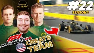 F1 MANAGER 24 CREATE A TEAM (Lotus F1 Team) #22 | IMPRESSIVE PACE