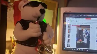 (FOR SALE) Coca-Cola - Polar Bear Playing Saxophone