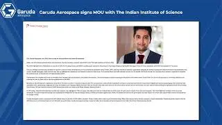 Garuda Aerospace in the News: Highlighting Our Journey-Press Releases Video#7🚀📰