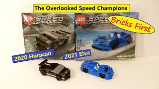 Lego McLaren Elva 30343 & Lamborghini Huracan 30342 Speed Champions 2020 & 2021 Polybags