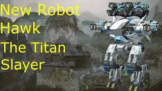 New Robot Hawk. War Robots Test Server.