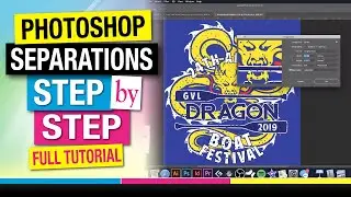 How to Separate Colors for Screen Printing (Photoshop Tutorial)