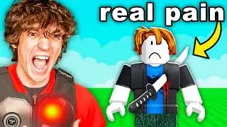 Fooling My Friend With REAL LIFE PAIN In Roblox!
