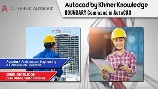 BOUNDARY Command in AutoCAD by Khmer Knowledge
