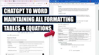 How to Copy ChatGPT Content to Microsoft Word Without Losing the Formatting | MassiveMark Playground