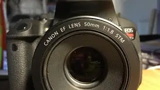 Canon 50mm f1.8 STM Lens Unboxing and Video Test