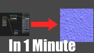 How to create a PNG out of an generated Texture in Blender in 1 Minute Tutorial