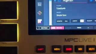 Creating track on the MPC LIVE 2!! 