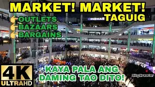 【4K】Market Market Mall at Bonifacio Global City, Taguig, Metro Manila
