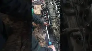 🟥СБОРКА ДВИГАТЕЛЯ DAF