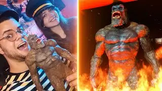 Presente! Escultura do KING KONG e outros monstros de GODZILLA!