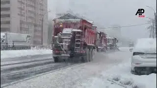 Russia's St Petersburg Pulkovo airport halts operations due to heavy snowfall