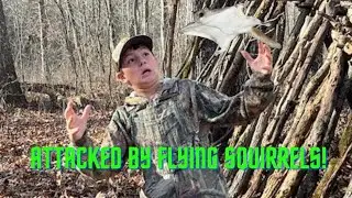 Building an Insane Fort Attacked by Flying Squirrels!