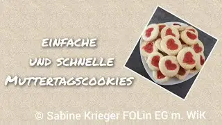 einfache und schnelle Herzcookies