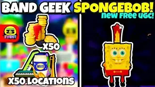 Band Geek Spongebob MORPH! Roblox | SpongeBob Simulator